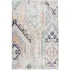 Image de Tapis Ethnique À Poils Courts "indiana Ii" Bleu 120 X 170 Cm