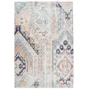 Image de Tapis Ethnique à Poils Courts Indiana II Bleu 120 x 170 cm