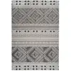 Image de Tapis D'extérieur Ethnique "yoga" Taupe & Crème 120 X 170 Cm