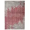 Image de Tapis Vintage À Franges "baroque Ii" Rouge 200 X 290 Cm