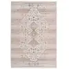 Image de Tapis Vintage À Poils Courts "baroque Xi" Beige 200 X 290 Cm