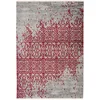 Image de Tapis Vintage À Franges "baroque Ii" Rouge 160 X 230 Cm