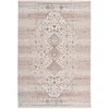 Image de Tapis Vintage À Poils Courts "baroque Xi" Beige 160 X 230 Cm