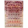 Image de Tapis Vintage À Franges "baroque Iv" Multicolore 80 X 150 Cm
