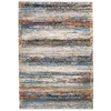 Image de Tapis À Rayures Colorées "anouk" Multicolore 120 X 170 Cm