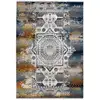 Image de Tapis Oriental À Poils Courts "anouk" Bleu 120 X 170 Cm