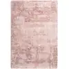 Image de Tapis imitation fourrure à poils longs tender rose 160 x 230 cm