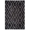 Image de Tapis Imprimé Losange "orlando" Anthracite 160 X 230 Cm