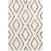 Image de Tapis Imprimé Losange "orlando" Ivoire 80 X 150 Cm