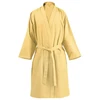 Image de Peignoir De Bain En Coton "carla" Jaune L