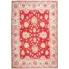 Image de Tapis Tissé Imprimé Oriental "fayo" Rouge 110 X 180 Cm