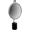 Image de Miroir À Poser Rond "eleganca" 75cm Noir & Argent
