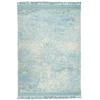 Image de Tapis Tissé À La Main Imprimé "dolce Vita" Bleu 80 X 150 Cm