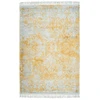 Image de Tapis Tissé À La Main Imprimé "dolce Vita" Gris & Or 120 X 170 Cm