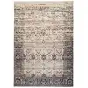 Image de Tapis Vintage Motif Oriental "galaxy Iv" Beige & Bleu 200 X 290 Cm