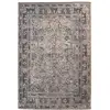 Image de Tapis Tissé Oriental Vintage À Motifs "faye" Noir 75 X 150 Cm