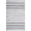 Image de Tapis Tissé Imprimé À Poils Plats "maya" Gris 120 X 180 Cm