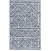 Image de Tapis Tissé Imprimé À Poils Plats "maya Ii" Anthracite 200 X 290 Cm