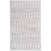 Image de Tapis Tissé Imprimé À Poils Plats "maya Iii" Gris 120 X 180 Cm