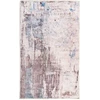 Image de Tapis Tissé Imprimé Vintage "peron" Gris & Taupe 200 X 290 Cm