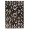 Image de Tapis Fait Main En Cuir "lavin" Noir & Blanc 80 X 150 Cm