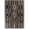Image de Tapis Fait Main En Cuir "lavin" Noir & Blanc 120 X 170 Cm