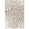 Image de Tapis Fait Main En Cuir "lavin Vii" Noir & Multicolore 160 X 230 Cm