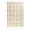 Image de Tapis Bohème Tissé Fait À La Main "bohist" Crème & Kaki 120 X 180 Cm