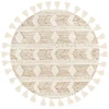 Image de Tapis Bohème Tissé À La Main "bohist" 160cm Crème & Kaki