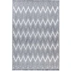 Image de Tapis Tissé Ethnique À Poils Courts "sarai" Gris 120 X 170 Cm