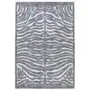 Image de Tapis Tissé Ethnique À Poils Courts "sarai Ii" Gris 160 X 230 Cm
