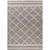 Image de Tapis Tissé Graphique "rhombus Ii" Beige & Marron 120 X 170 Cm