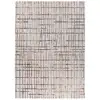 Image de Tapis Tissé Imprimé Géométrique "jaka" Crème 160 X 230 Cm