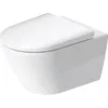 Image de Pack WC suspendu D-NEO Rimless - Pack wc D-NEO (wc suspendu Rimless blanc) -Dimensions : 370 × 540 mm