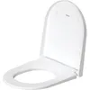 Image de Duravit D-Neo Abattant WC déclipable 376x441x43 cm - Duroplast blanc frein de chute charnières inox