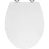 Image de WOLTU Abattant WC plastiqueCouvercle de WC softcloseAnti-bactérienBlancWS2586