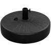 Image de WOLTU Pied de Parasol Rond 22L Support de Parasol à Remplir deau ou de Sable Douilles dAdaptation Incluses 38-48 mm Noir