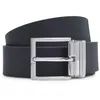 Image de BOSS Ceinture noir bleu foncé en cuir pour homme - Geppy-Soft Gb35 Leather Belt Black / Blue 293360