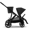 Image de Poussette Gazelle S - ChÃ¢ssis Noir - Moon Black - Cybex Gold en occasion ou reconditionné