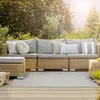 Image de Tapis extérieur terrasse & balcon résistant aux intempéries antidérapant design moderne Gela 60 x 200 cm