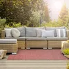 Image de Tapis extérieur terrasse & balcon résistant aux intempéries antidérapant design moderne Monza 90 x 300 cm