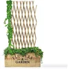 Image de Treillis Extensible en Bambou Support pour Plantes Grimpantes Clôture de Jardin Décorative Plusieurs Tailles 120 x 180 cm