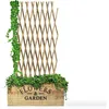 Image de Treillis Extensible en Bambou Support pour Plantes Grimpantes Clôture de Jardin Décorative Plusieurs Tailles 150 x 180 cm