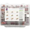 Image de Assortiment de bornes pour boîte de dérivation WAGO WA-741-644 flexible: 0.14-4 mm² rigide: 0.2-4 mm² 105 pc(s)