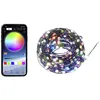Image de Sygonix SY-5167250 Guirlande lumineuse LED via USB Nombre de lumière 200 LED RVB Longueur éclairée: 19.9 m commandé via