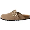 Image de Mules Cuir Tamaris - Taupe