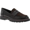 Image de Tamaris - Mocassins Marron à Talon Décroché Bas Avec Des Soufflets élastiqués - Marron 36