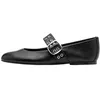 Image de Ballerine à Bride - Tamaris - Noir - Dessus Synthétique - Confort Exceptionnel - Talon Plat