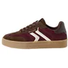 Image de Basket Basse Cuir Tamaris - Merlot Comb