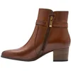 Image de Bottine A Talon Cuir Tamaris - Cognac